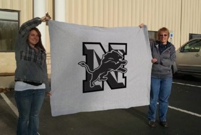 Company Logo Large Stadium Blanket